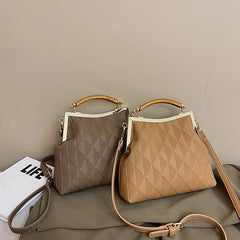 Winter Women Handbags Retro PU Leather Shell Crossbody Bags Totes Shopping Bag