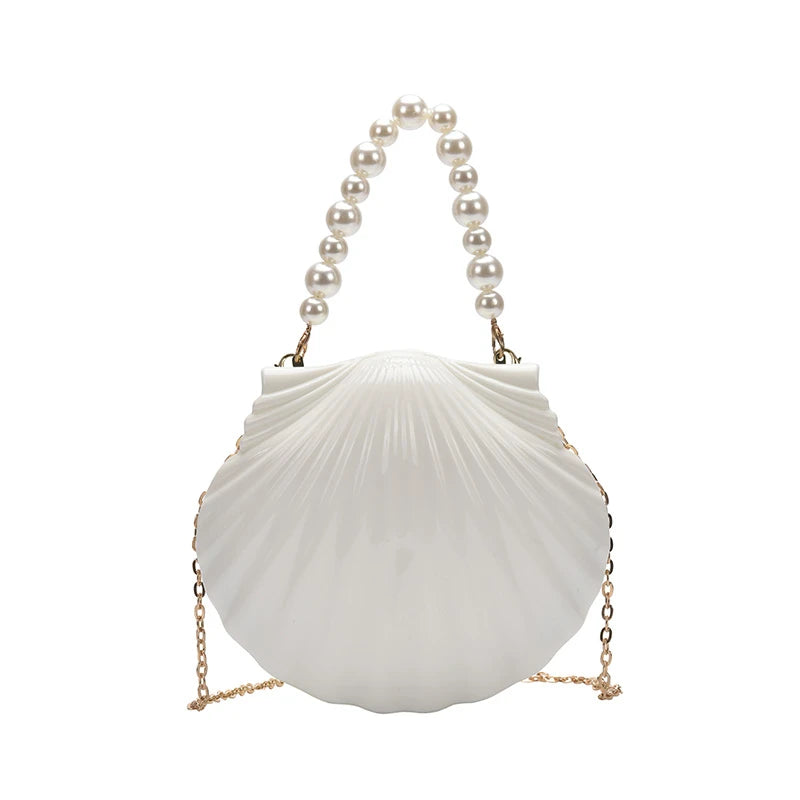 Winter Women Shoulder Shell Crossbody Bag Acrylic Vintage Totes Shopping Bag