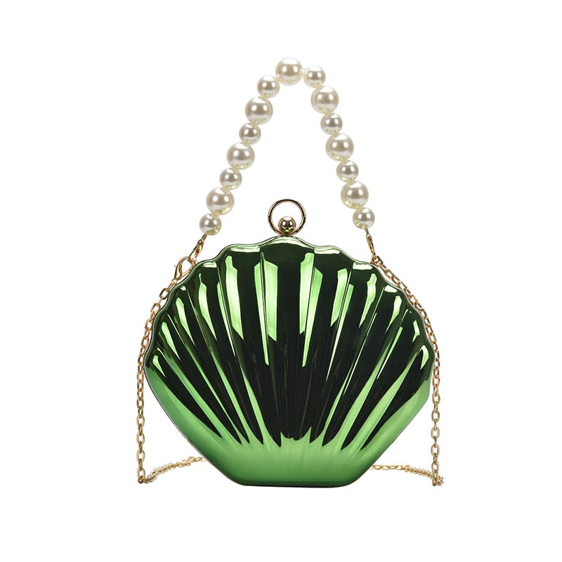 Winter Women Shoulder Shell Crossbody Bag Acrylic Vintage Totes Shopping Bag
