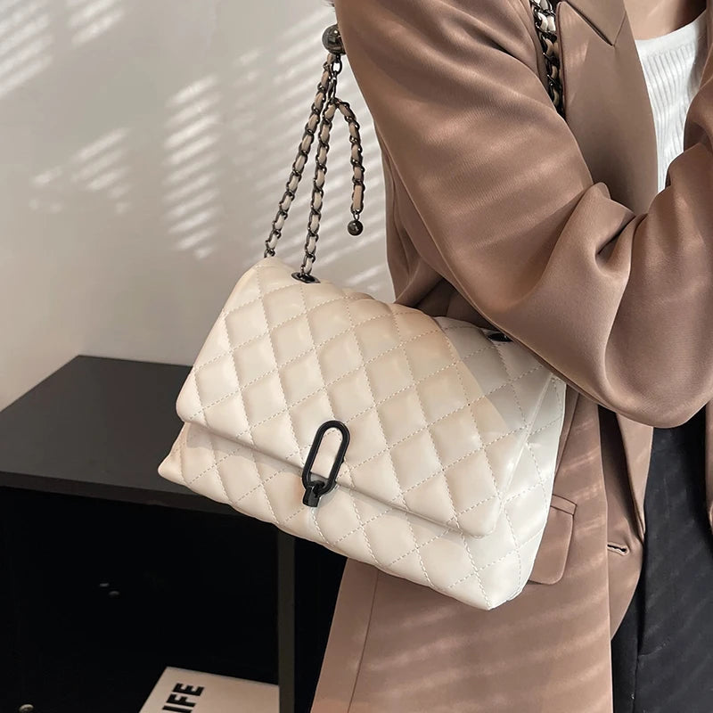 Winter Women Handbags PU Leather Shoulder Crossbody Bags Shopping Bag
