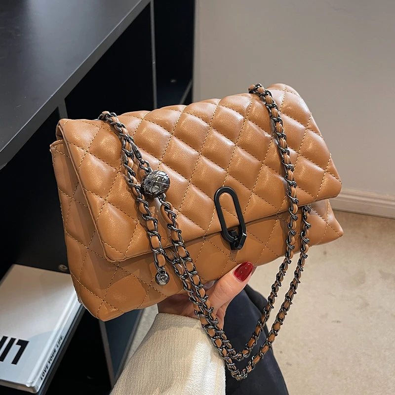 Winter Women Handbags PU Leather Shoulder Crossbody Bags Shopping Bag