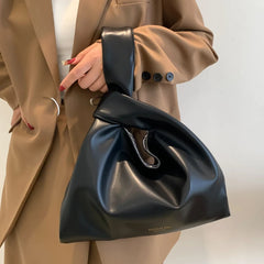 Winter Women Handbag Vintage PU Leather Shoulder Tote Shopping Bag Bolso