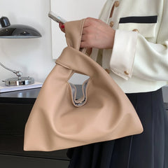 Winter Women Handbag Vintage PU Leather Shoulder Tote Shopping Bag Bolso