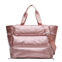 Winter Large Capacity Shoulder Bag Waterproof Nylon Bags Space Pad Cotton