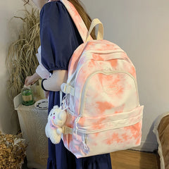 Women Backpack Nylon Schoolbags Teenager Laptop College Bookbag