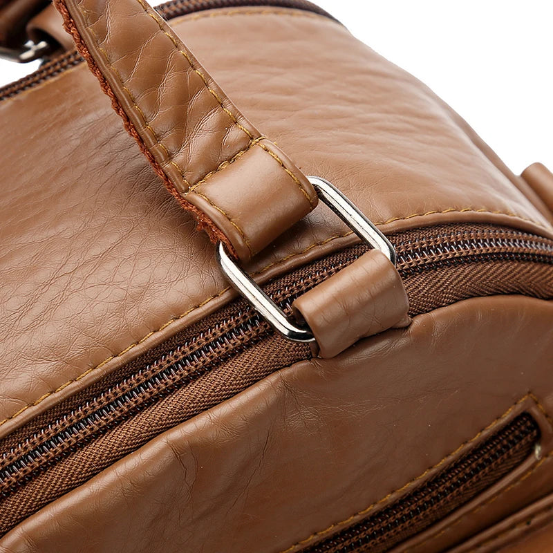Women Backpack Pu Leather Daypack Backpacks Female Mochila