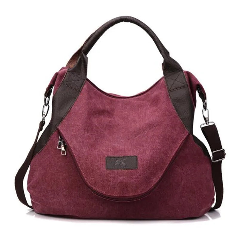 Women Casual Tote Handbag Female Shoulder Bag Canvas Crossbody Lady's Hand Bags