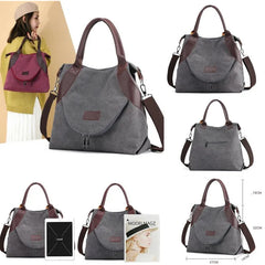 Women Casual Tote Handbag Female Shoulder Bag Canvas Crossbody Lady's Hand Bags