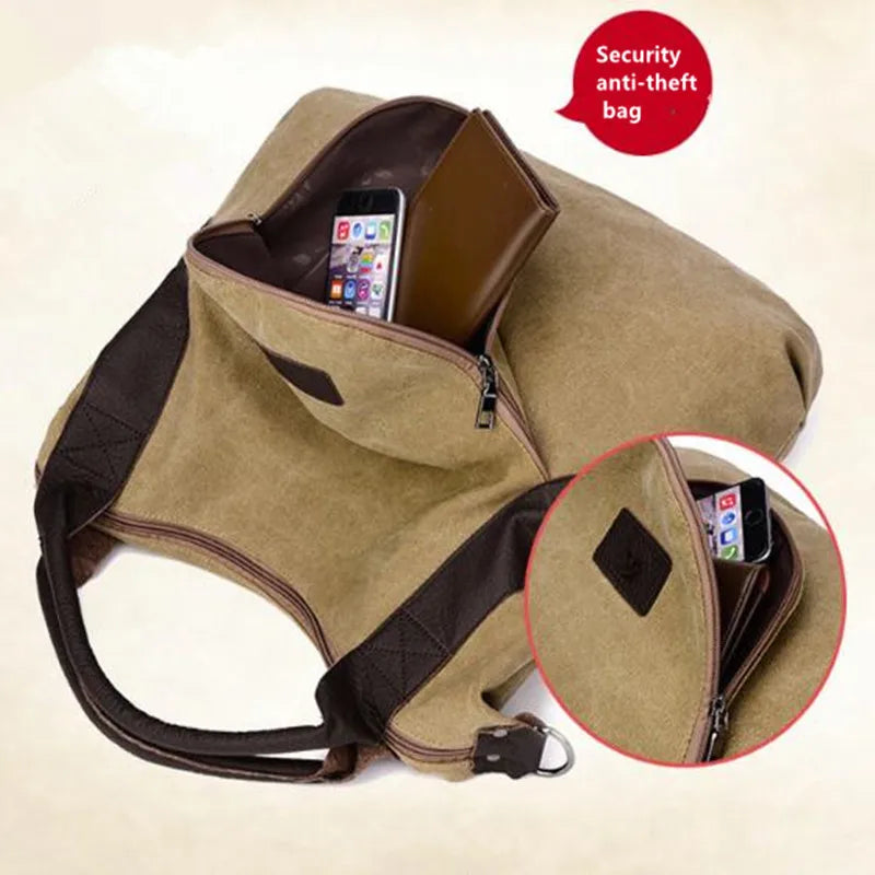 Women Casual Tote Handbag Female Shoulder Bag Canvas Crossbody Lady's Hand Bags