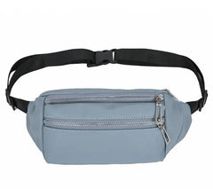 Women Chest Bag PU Fanny Pack Shoulder Bag Ladies Waist Pack