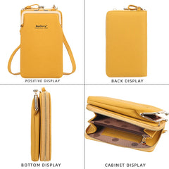 Women Cross Body Shoulder Bag Leather Phone Wallet Purse Small Handbag