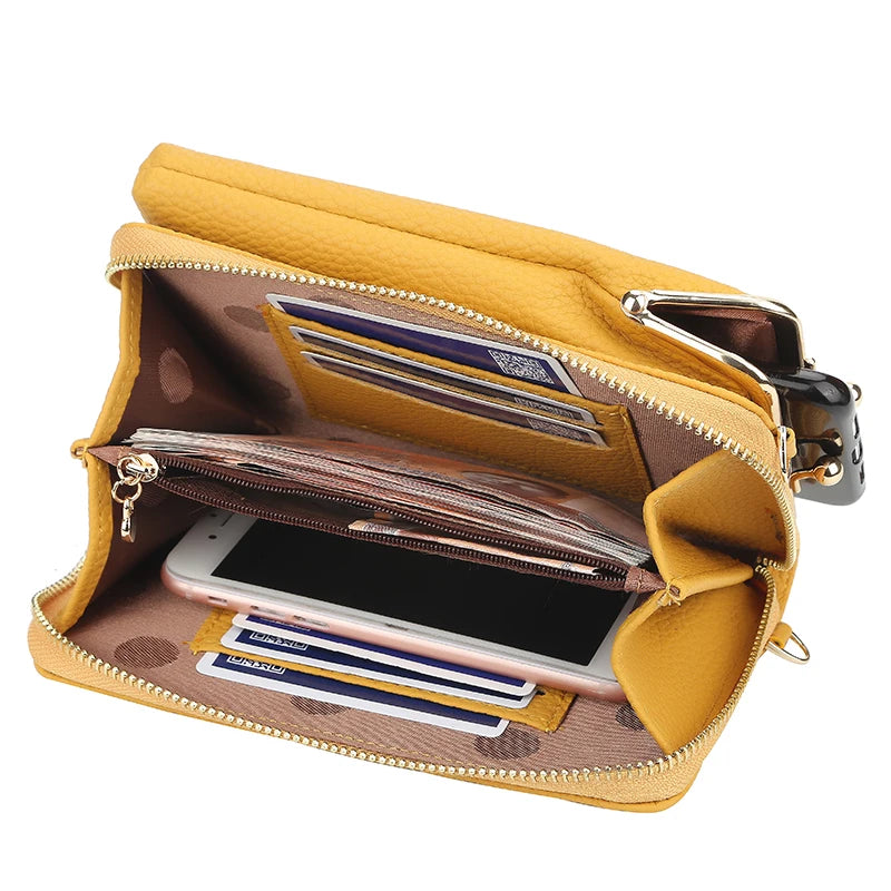 Women Cross Body Shoulder Bag Leather Phone Wallet Purse Small Handbag