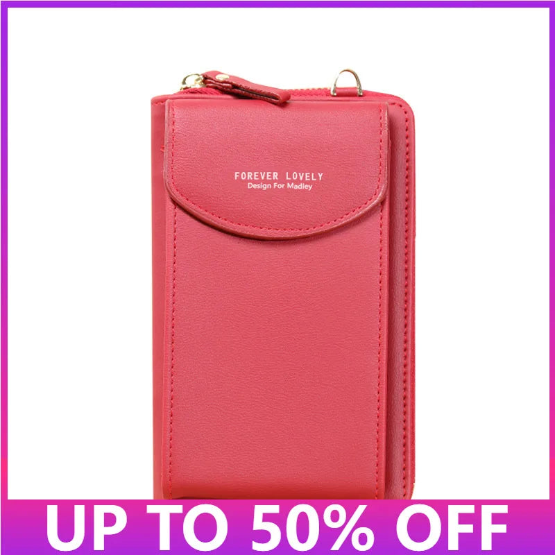 Women Crossbody Bags Large Capacity Zipper Messenger Handbag