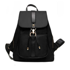 Women Drawstring Leather Backpack Shoulder Bag Female School Bag
