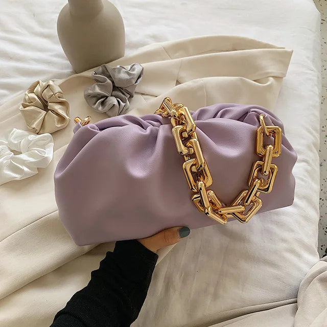 Women Dumplings Chain Crossbody Shoulder Bag Tide Handbag Clutch Bag