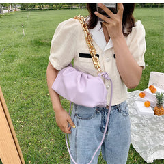 Women Dumplings Chain Crossbody Shoulder Bag Tide Handbag Clutch Bag
