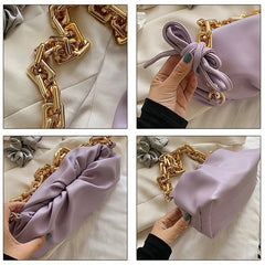 Women Dumplings Chain Crossbody Shoulder Bag Tide Handbag Clutch Bag