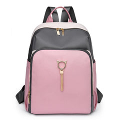 Waterproof Tassel Oxford Women Backpack Big Capacity Travel Bag