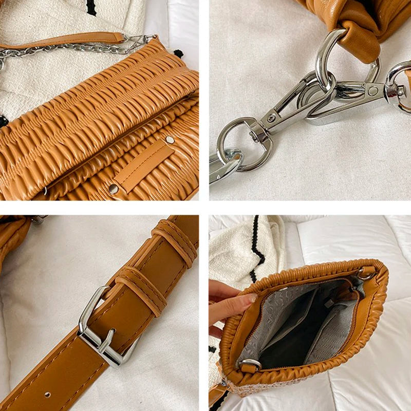 Women Crossbody Shoulder Bag PU Leather Large Ladies Small Handbag