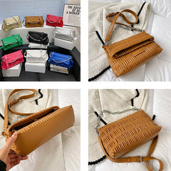 Women Crossbody Shoulder Bag PU Leather Large Ladies Small Handbag