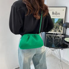 Women Portable Bucket Bag Chain Shoulder Bag Messenger Bag