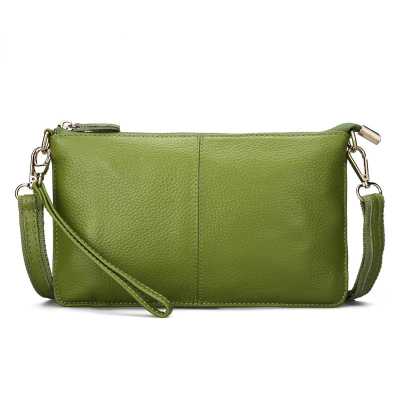 Women Leather Clutches Candy Shoulder Bags Crossbody Small Handbag