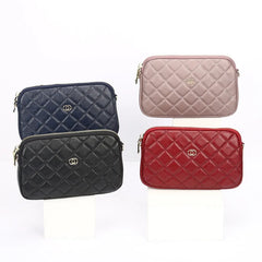 Women Leather Shoulder Bags Diamond Lattice Clutches Ladies Handbag