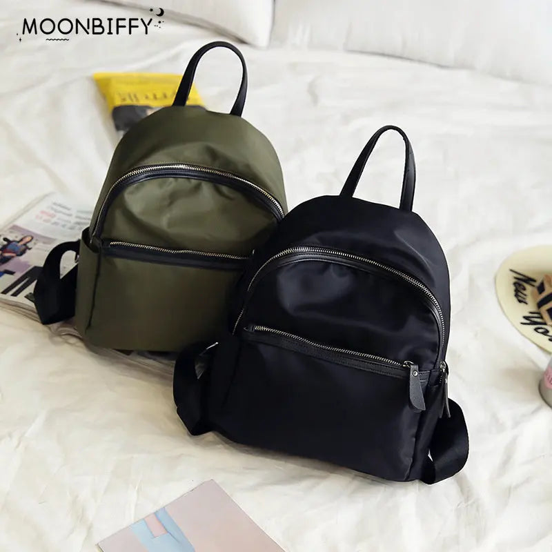 Women Nylon Travel Backpack - Light Water-proof Rucksack