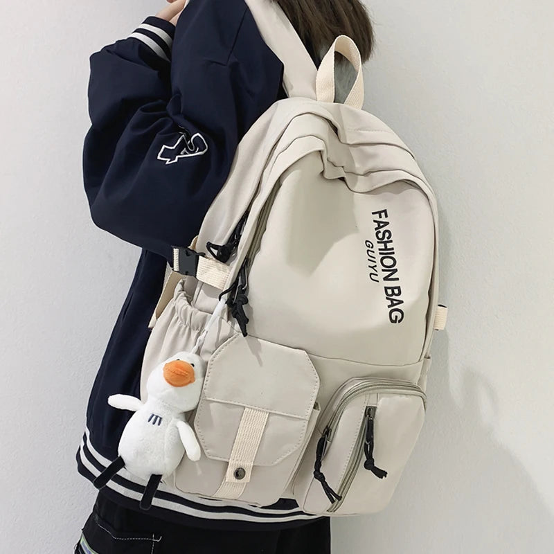 Women Travel Backpack Large Capacity Multi-pocket College Waterproof School Bag