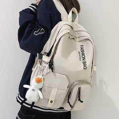 Women Travel Backpack Large Capacity Multi-pocket College Waterproof School Bag