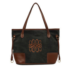 Retro Brown Crossbody Tote Bags Bucket Clutch Bag