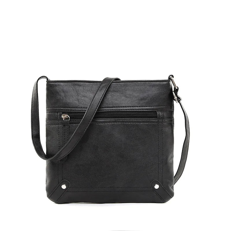 Women Bucket Leather Crossbody Bag Shoulder Satchel