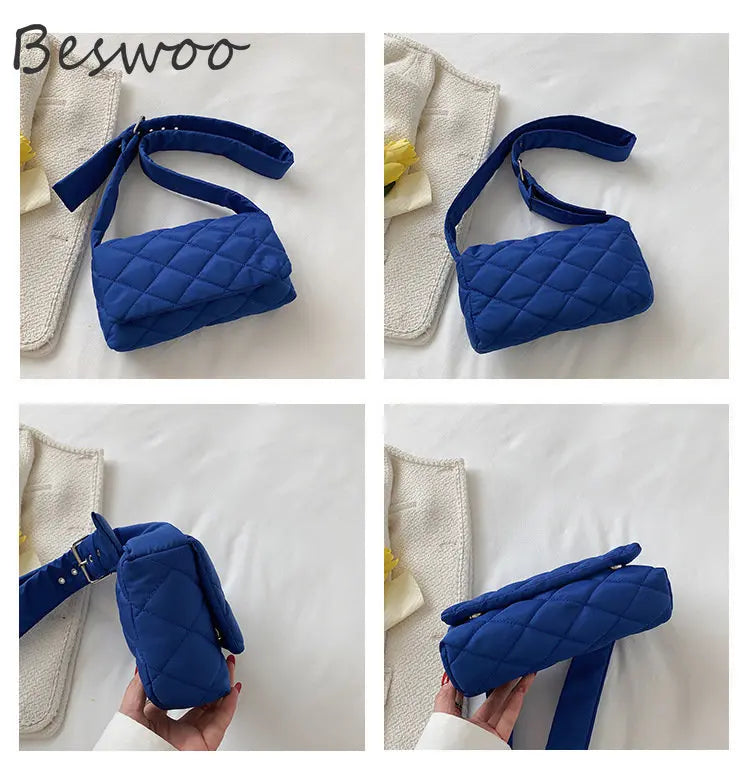 Nylon Casual Shoulder Bag Autumn Winter Crossbody Handbag