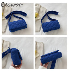 Nylon Casual Shoulder Bag Autumn Winter Crossbody Handbag