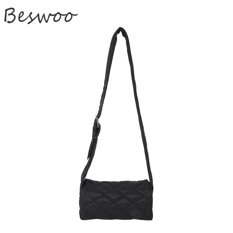 Nylon Casual Shoulder Bag Autumn Winter Crossbody Handbag