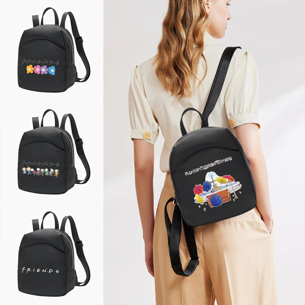 Women Mini Backpack Lady Shoulders School Bag for Girl Backpacks Crossbody Bag