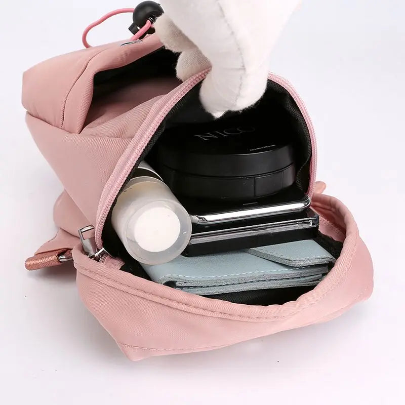 Women Nylon Chest Bag Fanny Pack Travel Small Bag KL834