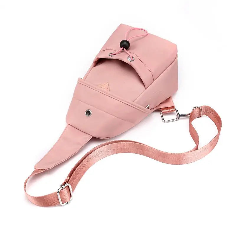 Women Nylon Chest Bag Fanny Pack Travel Small Bag KL834