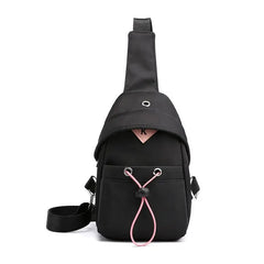 Women Nylon Chest Bag Fanny Pack Travel Small Bag KL834