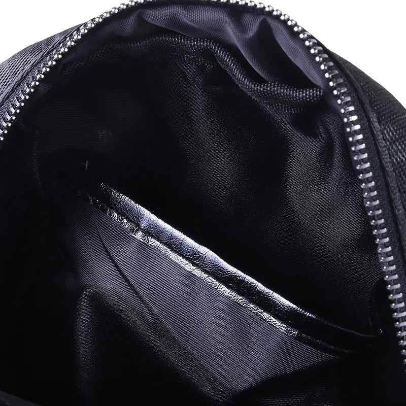 Women Nylon Quilted Handbag Lady Winter Smart Phone Crossbody Bag