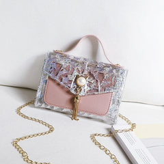 Women PVC Shoulder Bags High Ladies Small Messenger Bags Female Purses