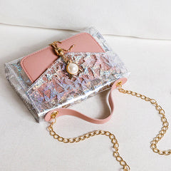 Women PVC Shoulder Bags High Ladies Small Messenger Bags Female Purses
