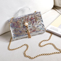Women PVC Shoulder Bags High Ladies Small Messenger Bags Female Purses