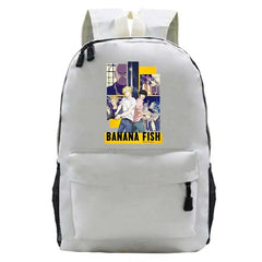 Women School Backpack Banana Fish Bagpack Female Anti Theft Rucksack