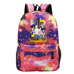 Women School Backpack Banana Fish Bagpack Female Anti Theft Rucksack