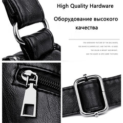 Leather Shoulder Bag for Women Crossbody Handbag