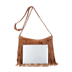 Women Shoulder Crossbody Bag Tassel Solid For Mobile Phone Money Keys