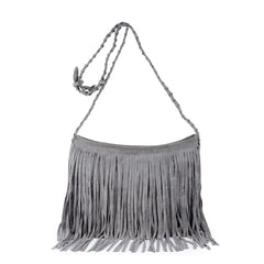 Women Shoulder Crossbody Bag Tassel Solid For Mobile Phone Money Keys