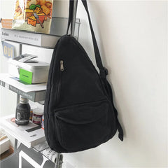 Canvas Crossbody Crossbody Solid Chest Bag