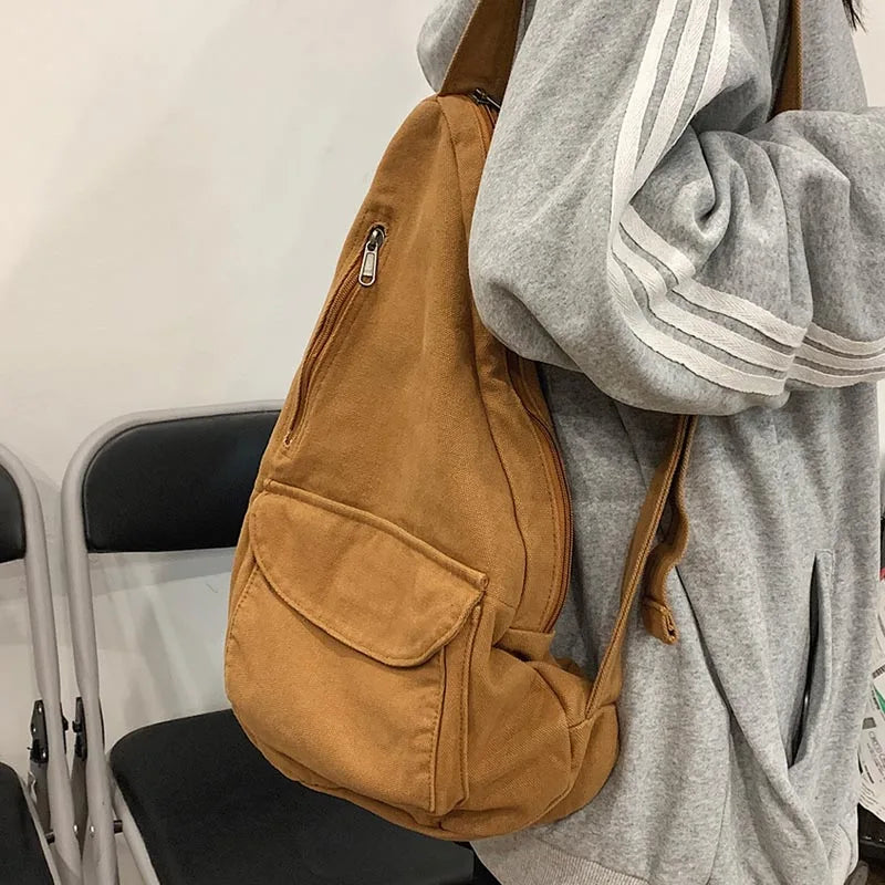 Canvas Crossbody Women Shoulder Bag